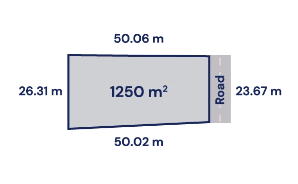 Plot №16 dimensions