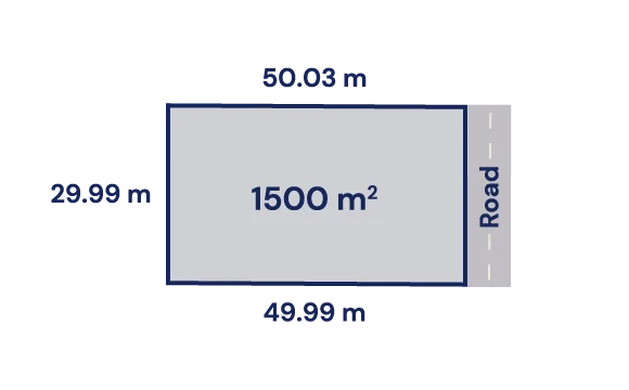 Plot №20 dimensions