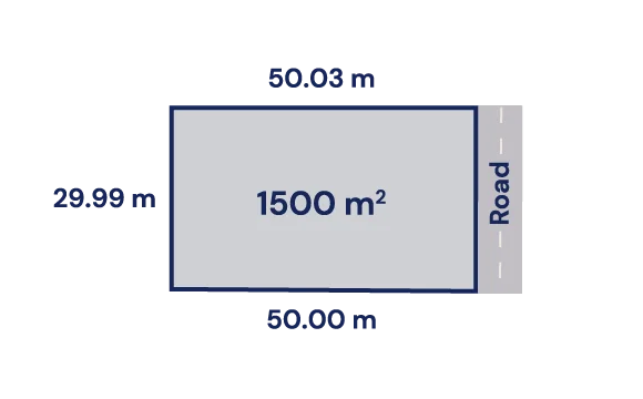 Plot №22 dimensions