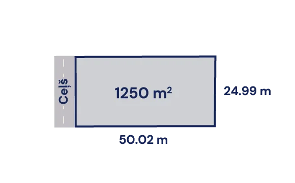Zemes gabala №30 izmēri