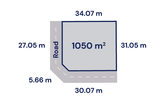 Plot №34 dimensions