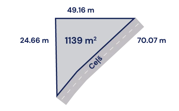 Zemes gabala №56 izmēri